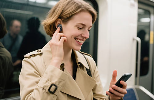 Écouteurs HTC de Traduction AI à Écran Couleur HD