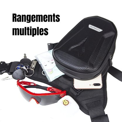 Sacoche de jambe moto