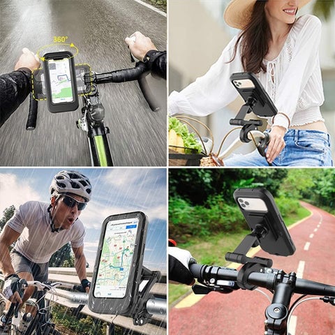 Support de téléphone étanche pour vélo et moto