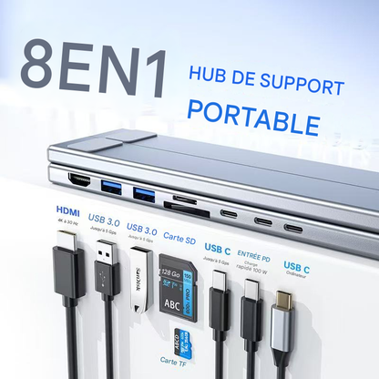 Support de Station d’Accueil pour Ordinateur Portable