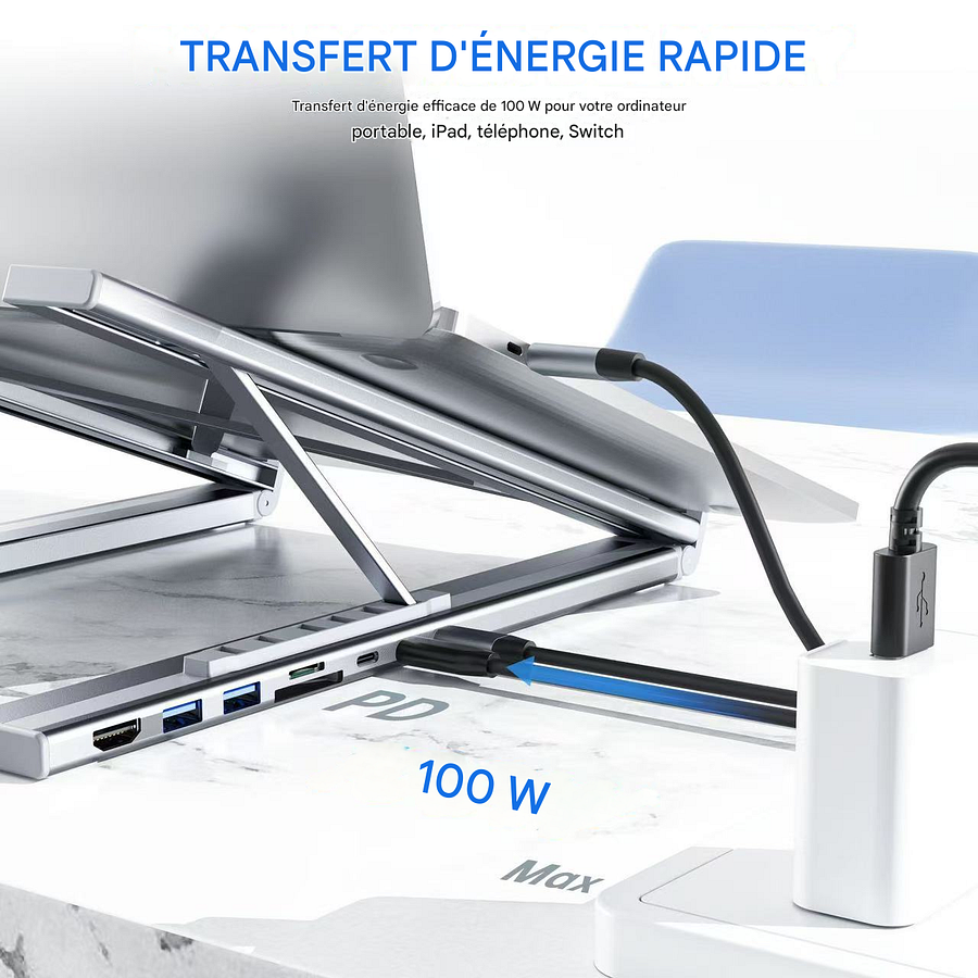 Support de Station d’Accueil pour Ordinateur Portable