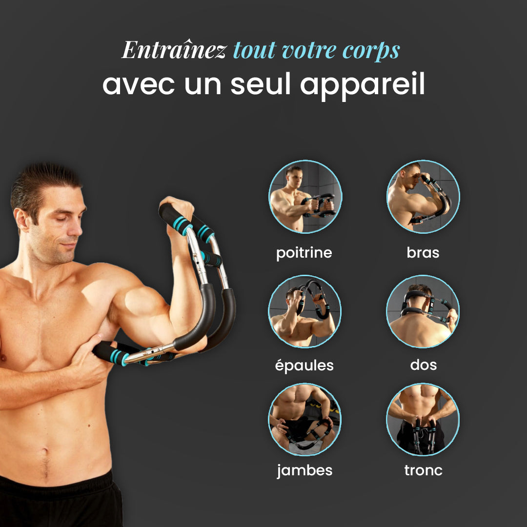 AlphaBar Pro – Renforcement Musculaire Complet, Sans Compromis