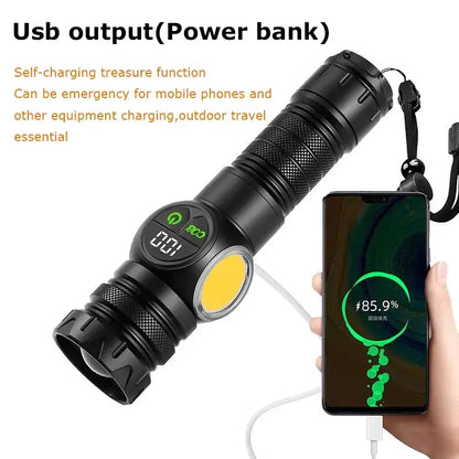 Lampe de Poche Multifonction Rechargeable