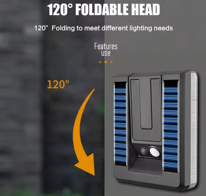 Lampe Solaire Pliable avec Capteur de Mouvement