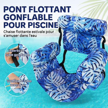 Chaises longues gonflables pour piscine