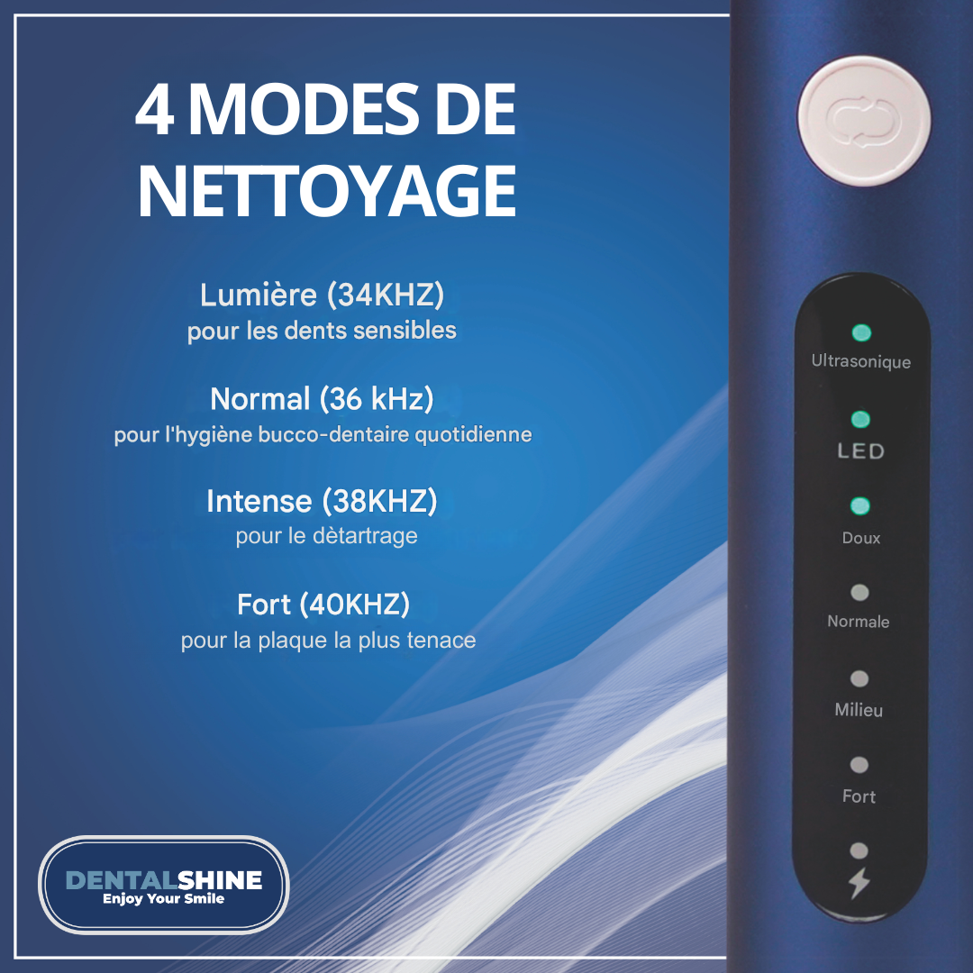 Un sourire plus blanc et une bouche plus saine, nouveau détartreur à ultrasons Dentalshine !