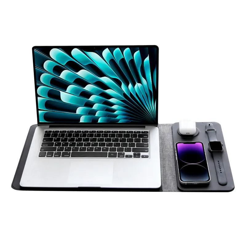 DeskPack™ – Chargeur de Bureau Sans Fil 3-en-1