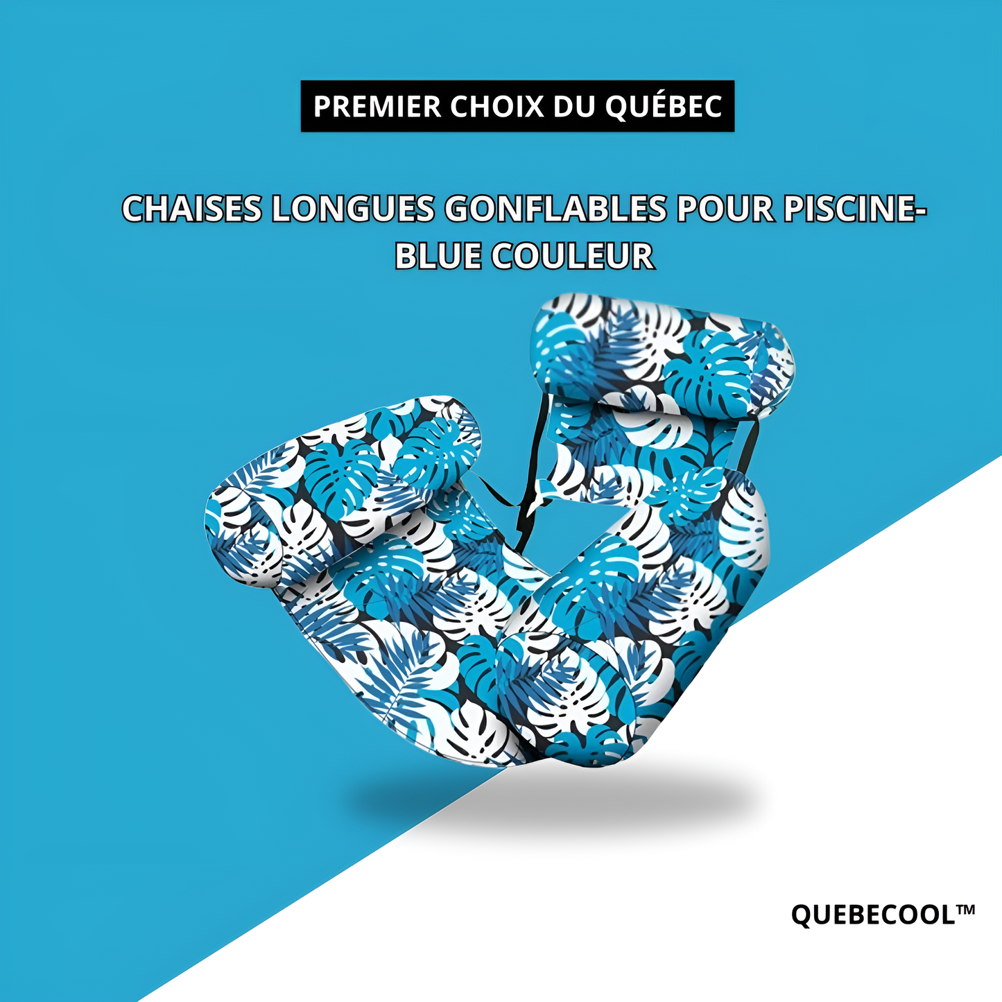 Chaises longues gonflables pour piscine