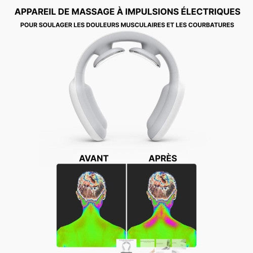 Appareil de massage cervical intelligent pour apaiser la douleur en profondeur