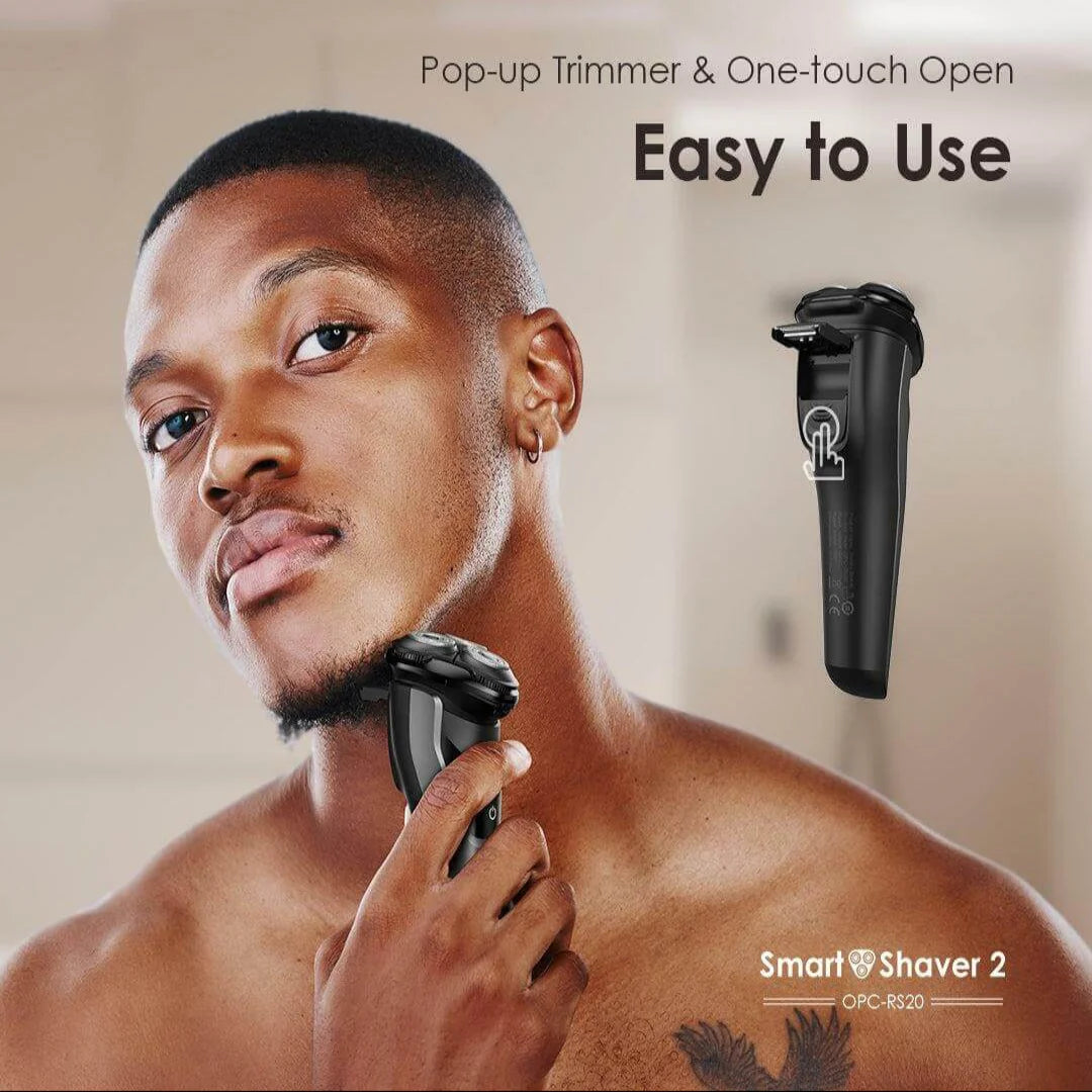 Rasoir Électrique Sans Fil + 03 Accessoires offerts